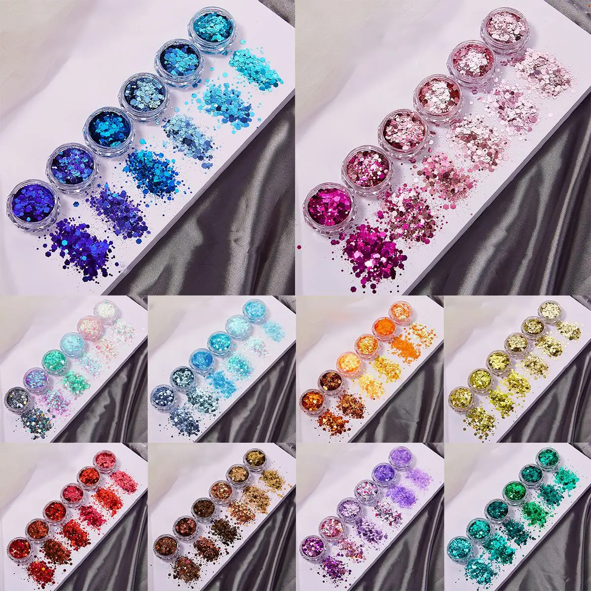 6Colors/Set Resin Sparkling Se - Resin Glitter Pack recension och pris