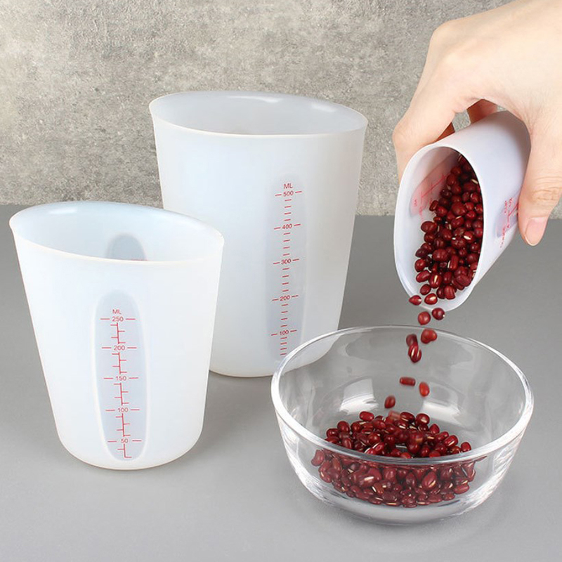 125/250/500ml Silicone Measuri - Mixing Cup Silicone recension och pris