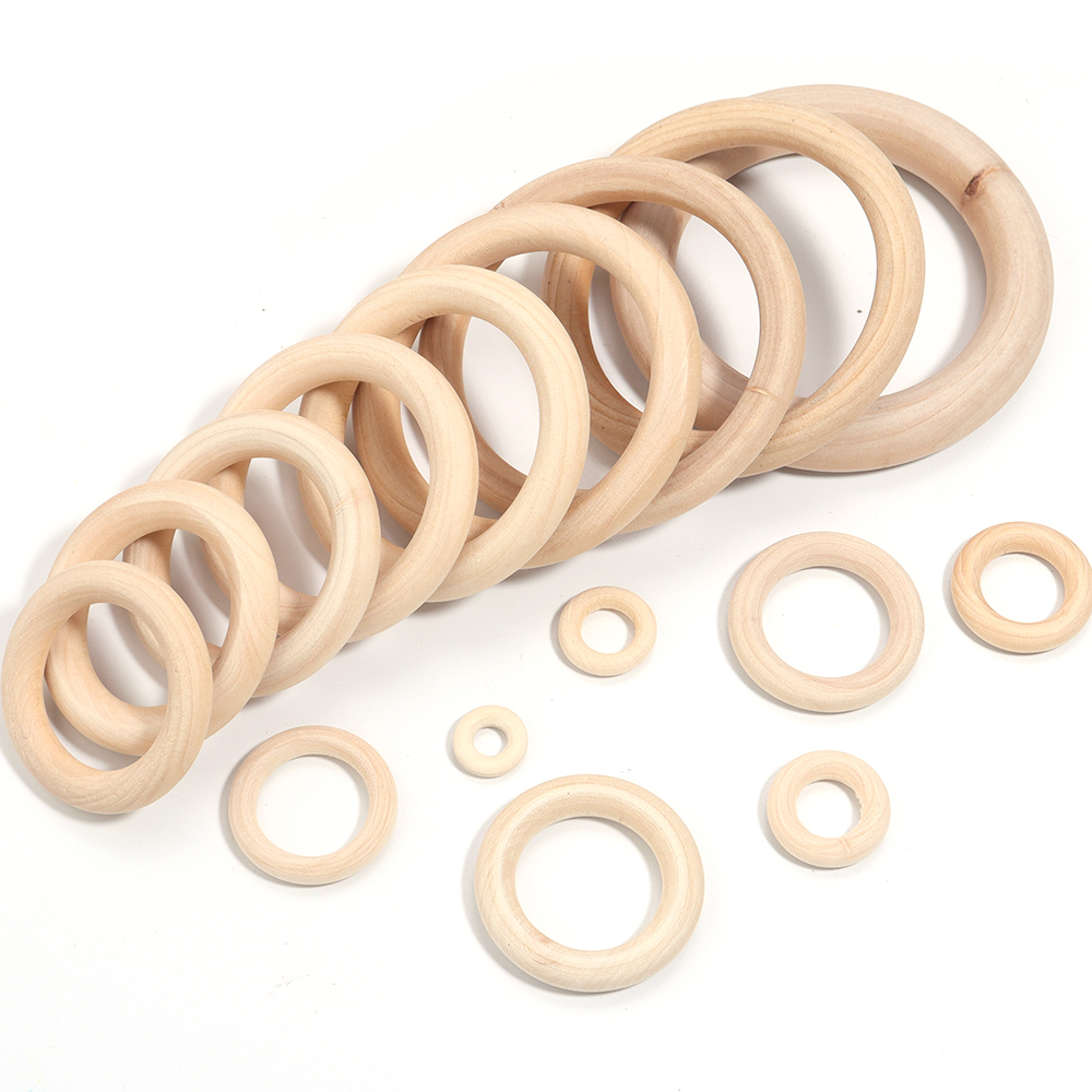 Unfinished Solid Wooden Rings  - Wood Ring Blank recension och pris