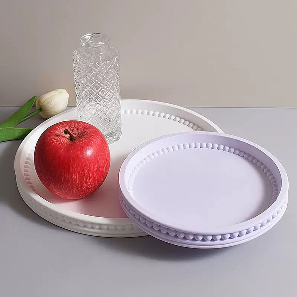 Round Storage Tray Silicone Mo - Coaster Mold Round recension och pris