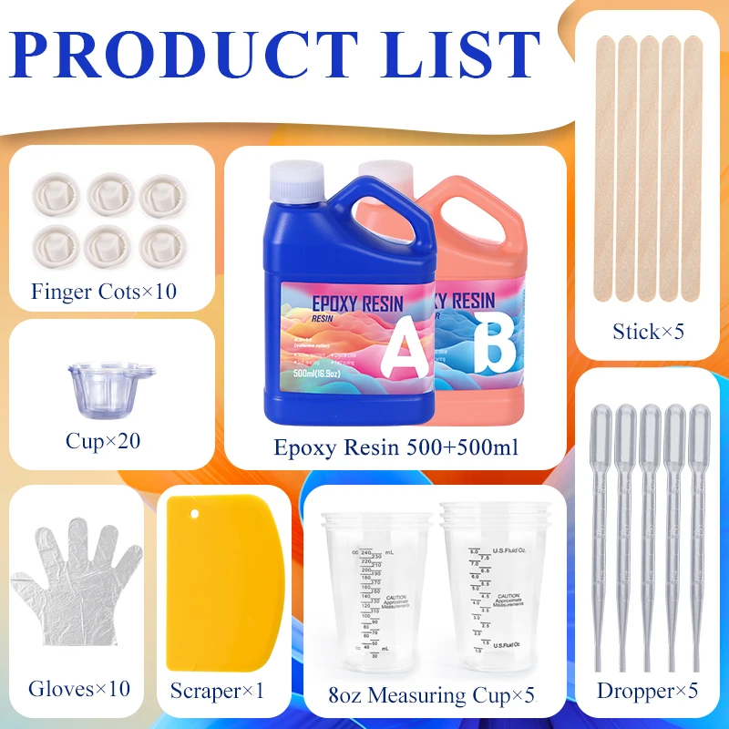 Easy Mixing Epoxy Resin Kit Cr - Resin Jewelry Kit recension och pris
