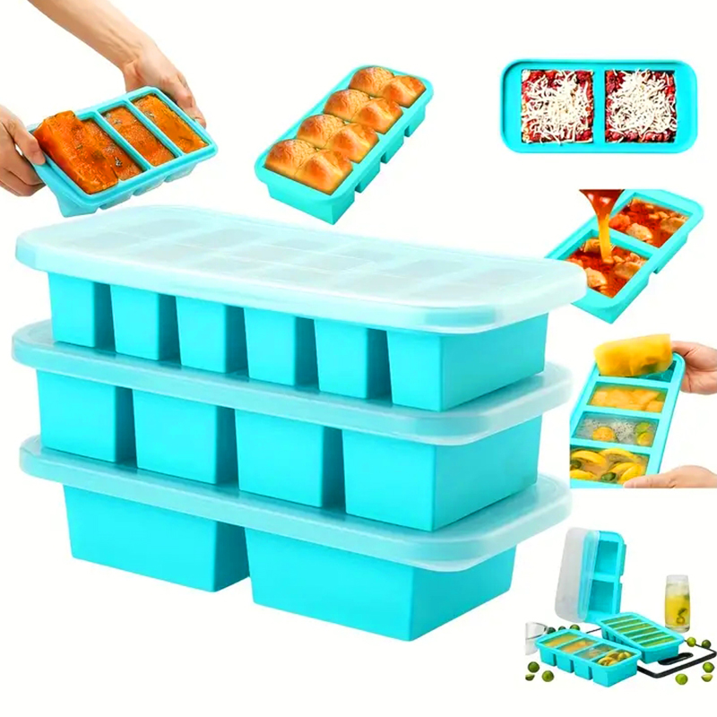 2 or 3-piece Silicone Freezer  - Serving Tray Mold recension och pris