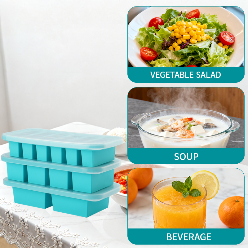2 or 3-piece Silicone Freezer  - Serving Tray Mold recension och pris