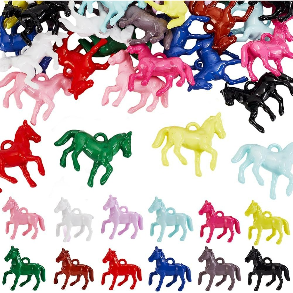 48pcs Opaque Acrylic Pendants  - Resin Crafts recension och pris