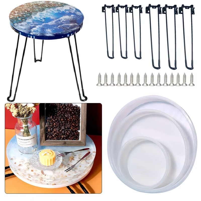 Large Round Tray UV Resin Mold - Coaster Mold Round recension och pris